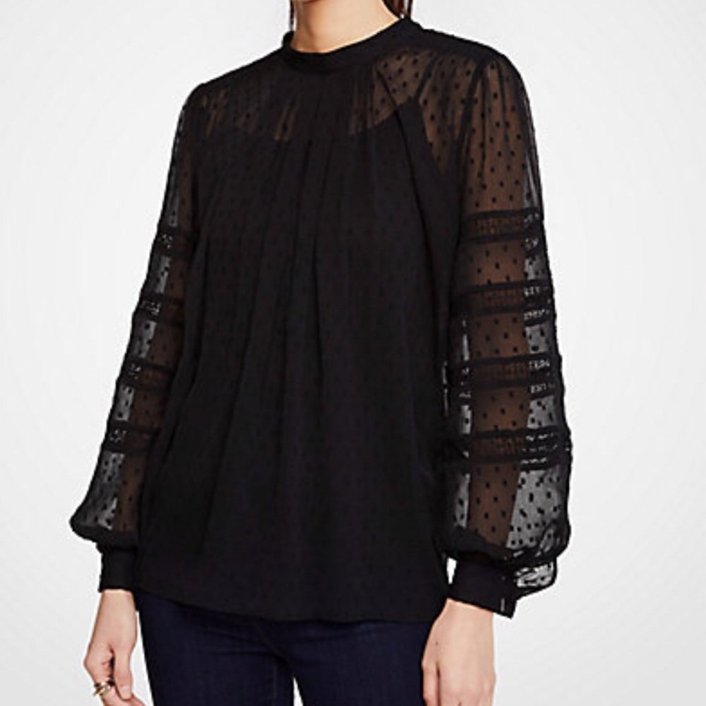 Ann Taylor black blouse